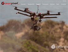 Tablet Screenshot of dronpixel.com